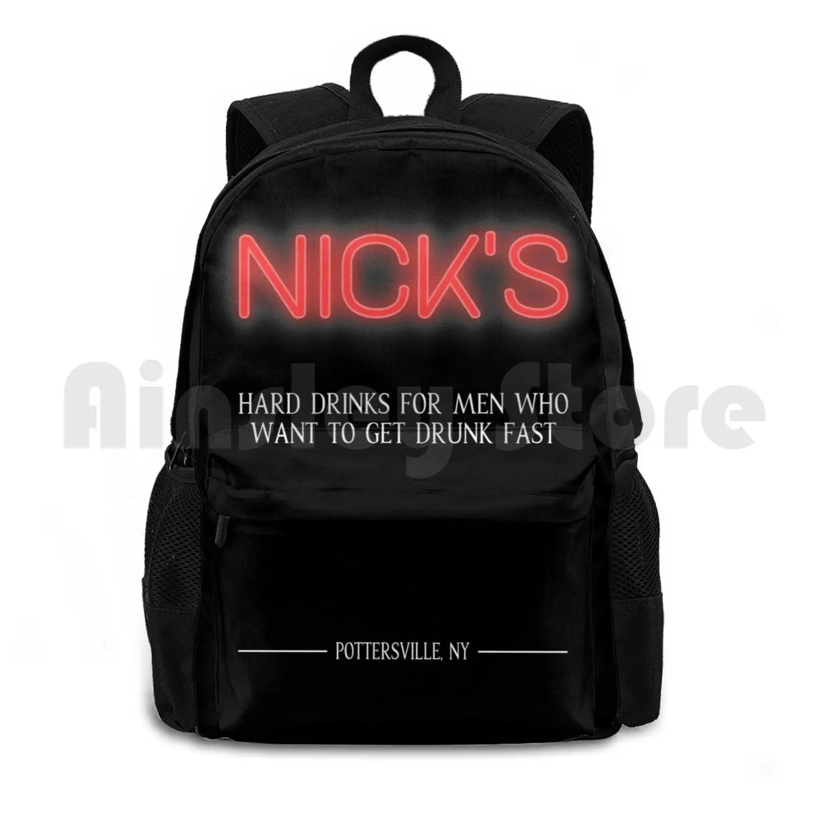 Nick's Outdoor Hiking Backpack Riding Climbing Sports Bag Its A Wonderful Life Christmas Christmas Movies