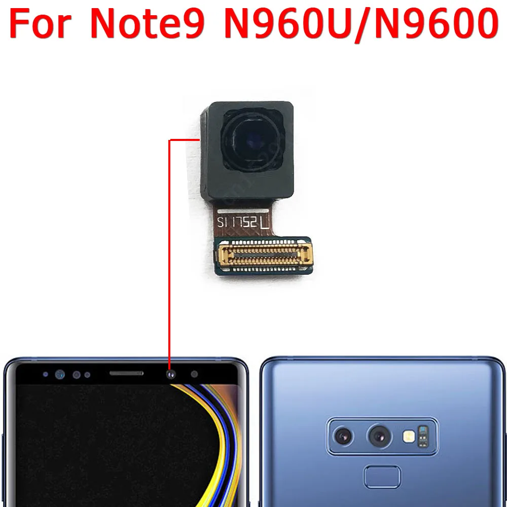 For Samsung Galaxy Note 9 Note9 N960F Front Rear Back Camera Frontal Main Facing Camera Module Replacement Spare Parts