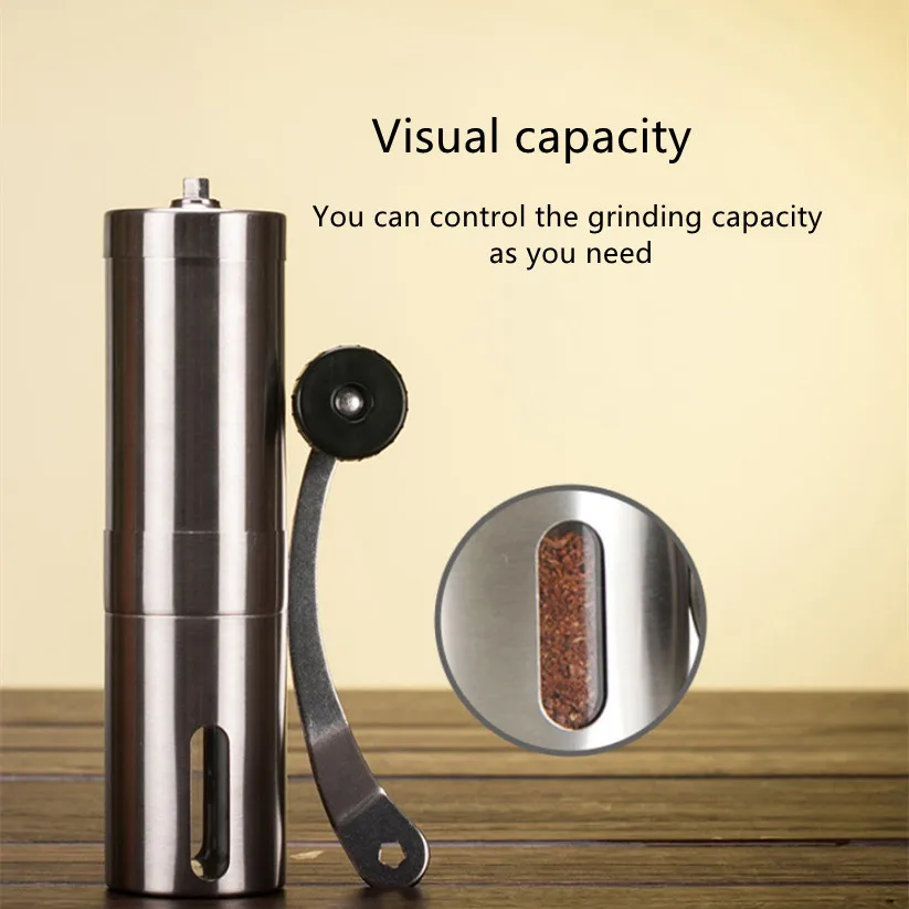 Ручной кофе монеткого управления, торговые автоматы для портативный кофемолка, нержавеющая сталь ручная кофемолка