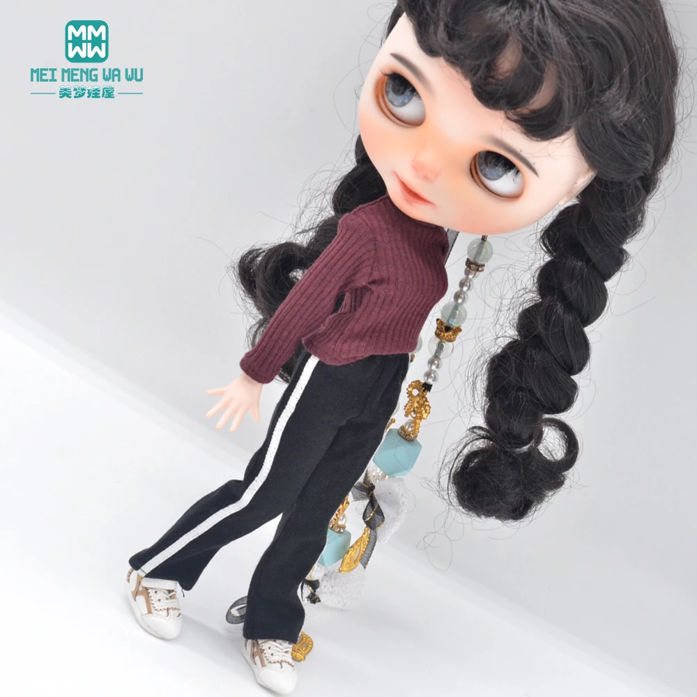 Passend für Blyth Azone OB22 OB24 Puppenkleidung und Zubehör, bonbonfarbener Rollkragenpullover, Leggings – Detail 14