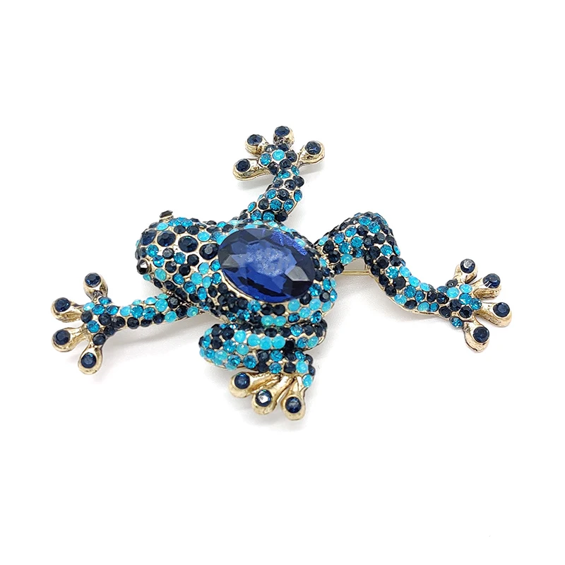 PD BROOCH High-end Frog Exquisite Large Style Brooch Clothing Accessories Wholesale Brooches Jewelry Christmas Gift