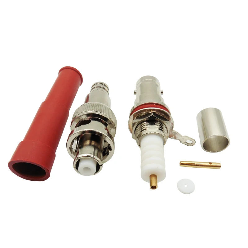 

10 PCS BNC Male to Female Plug RF Coaxial High Voltage Adapter Connector 5000V High Pressure SHV Coax Connector