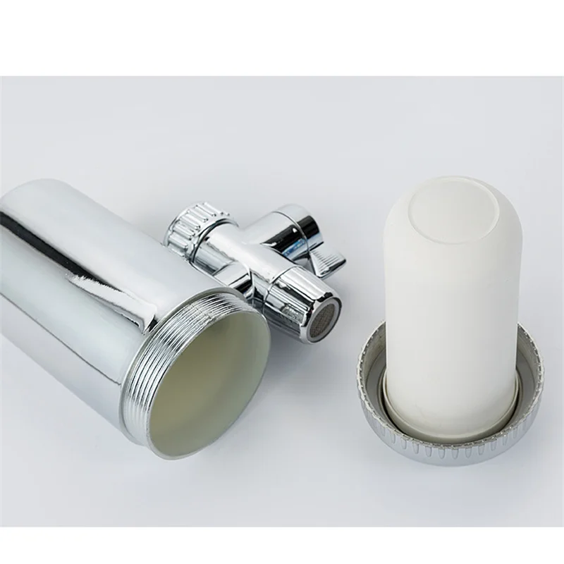 Penyaring Air Keran Pembersih Air Keran untuk Dapur Kamar Mandi Keran Dapat Dicuci Arang Perkolator Filter Keramik Kualitas Tinggi JS19