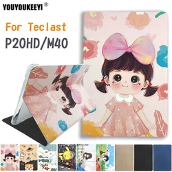 New Painted Pattern Case For Teclast P20HD 2020 Thickened Anti-fall plastic Shell For Teclast P20/M40 10.1 inch Tablet + Gift