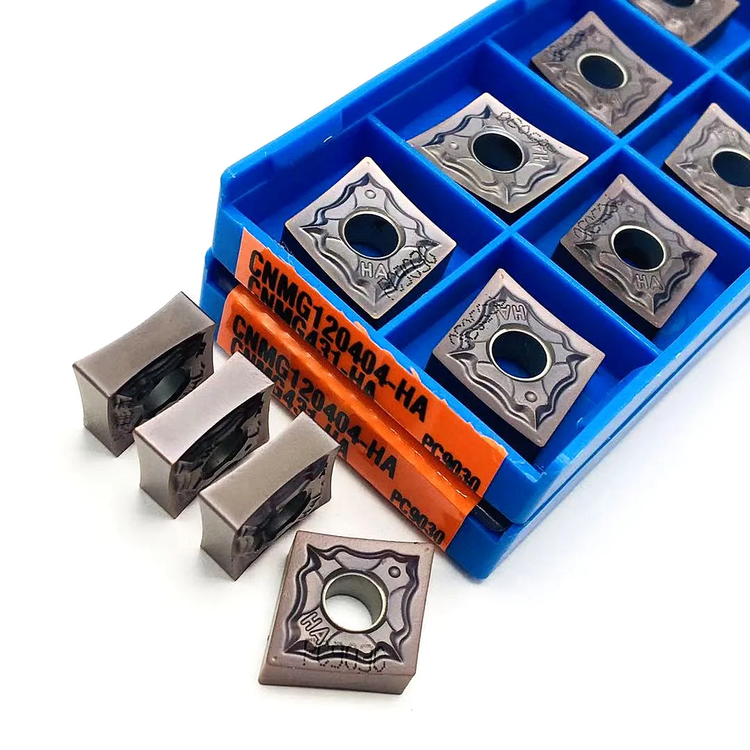 10 pieces of turning tool CNMG120404 HA PC9030 CNMG120408 HA PC9030 original external turning tool carbide blade