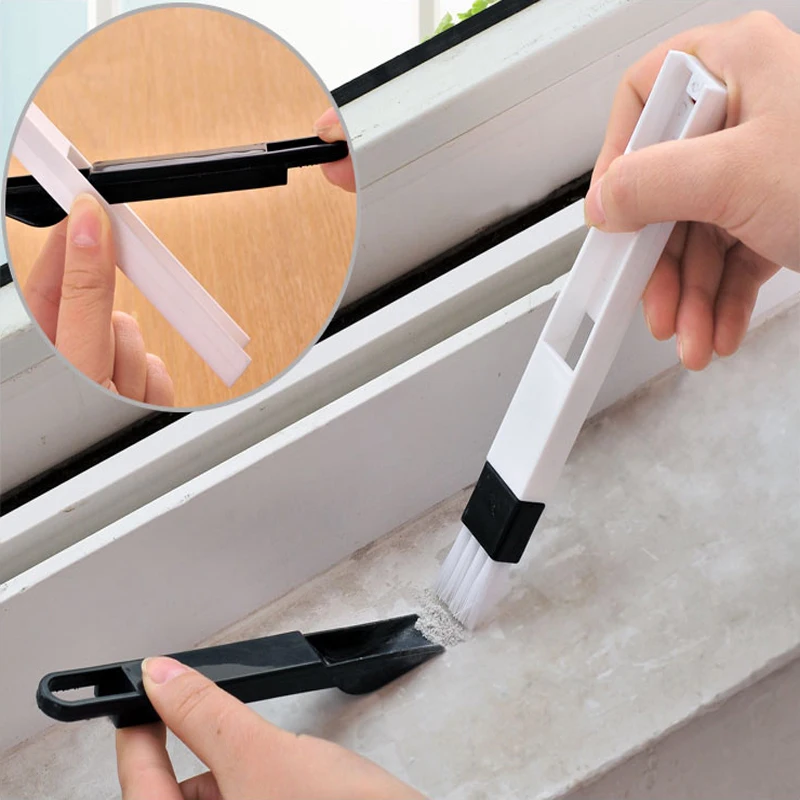 

Useful Small Gadgets Scoop And Dust Cleaning Hair Brush For Keyboard Notebook Window Slider Gap Washing Accessories Zero Waste