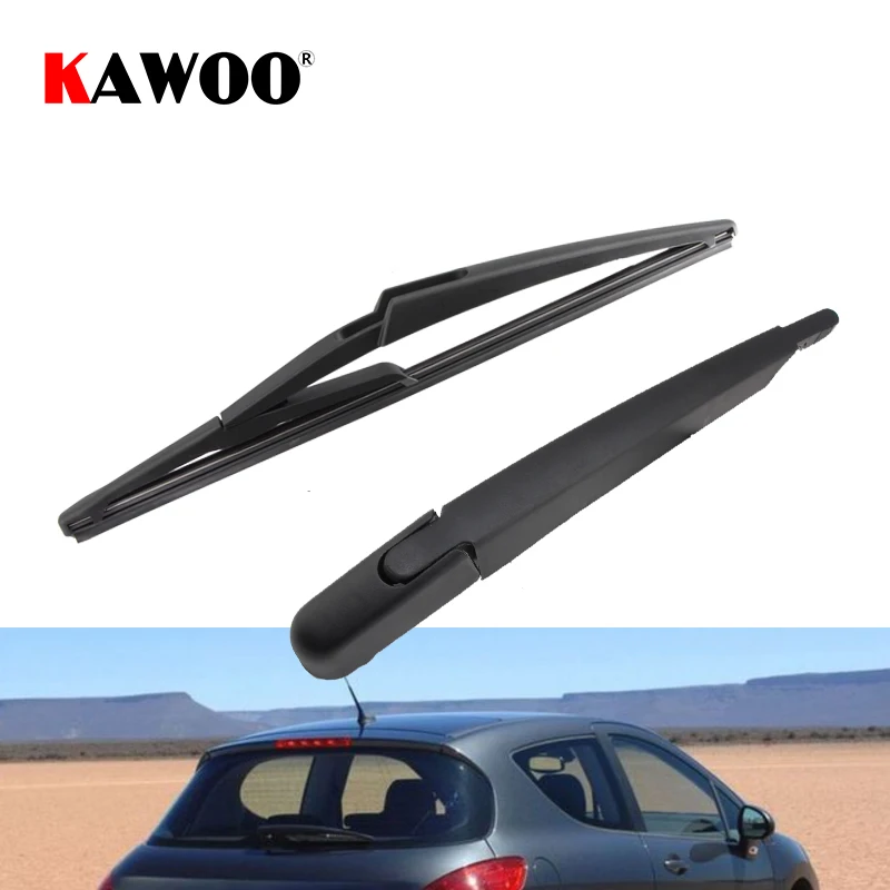 KAWOO Car Rear Wiper Blade Blades Back Window Wipers Arm For Peugeot 308 Hatchback (2006-2012) 310mm Auto Windscreen Blade