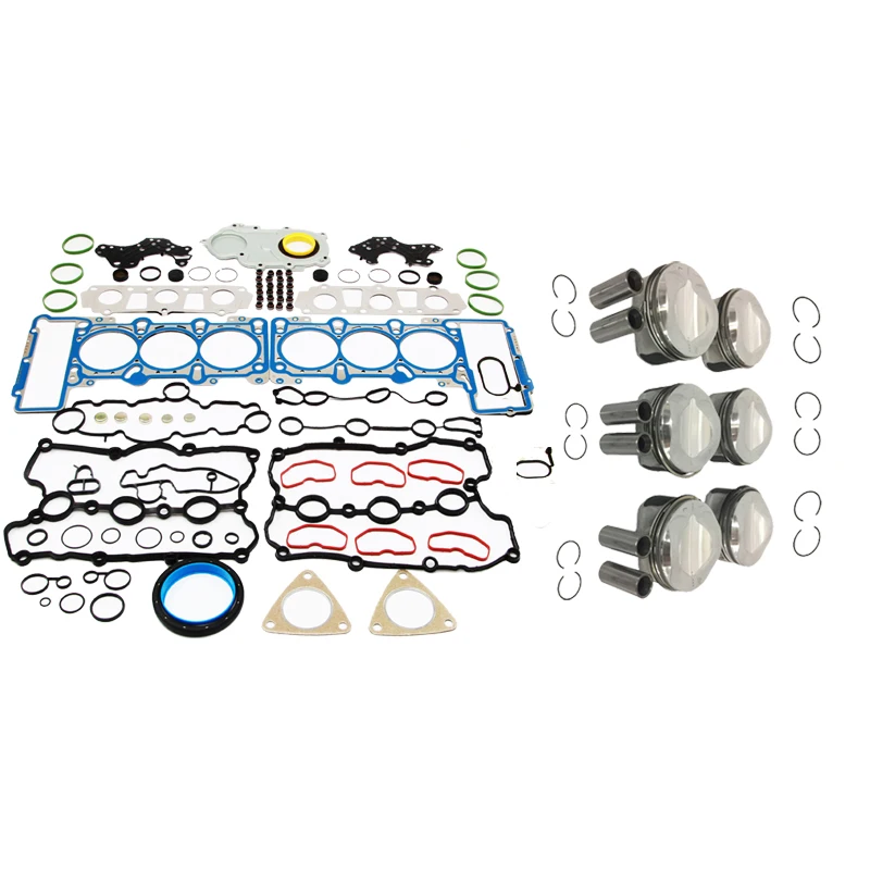 06E107065DM 06E103148AG Engine Piston Cylinder Head Valve Gasket Set For VW Touareg For Audi A4 S4 A5 A6 A7 A8 S5 Q5 Q7 3.0TSI