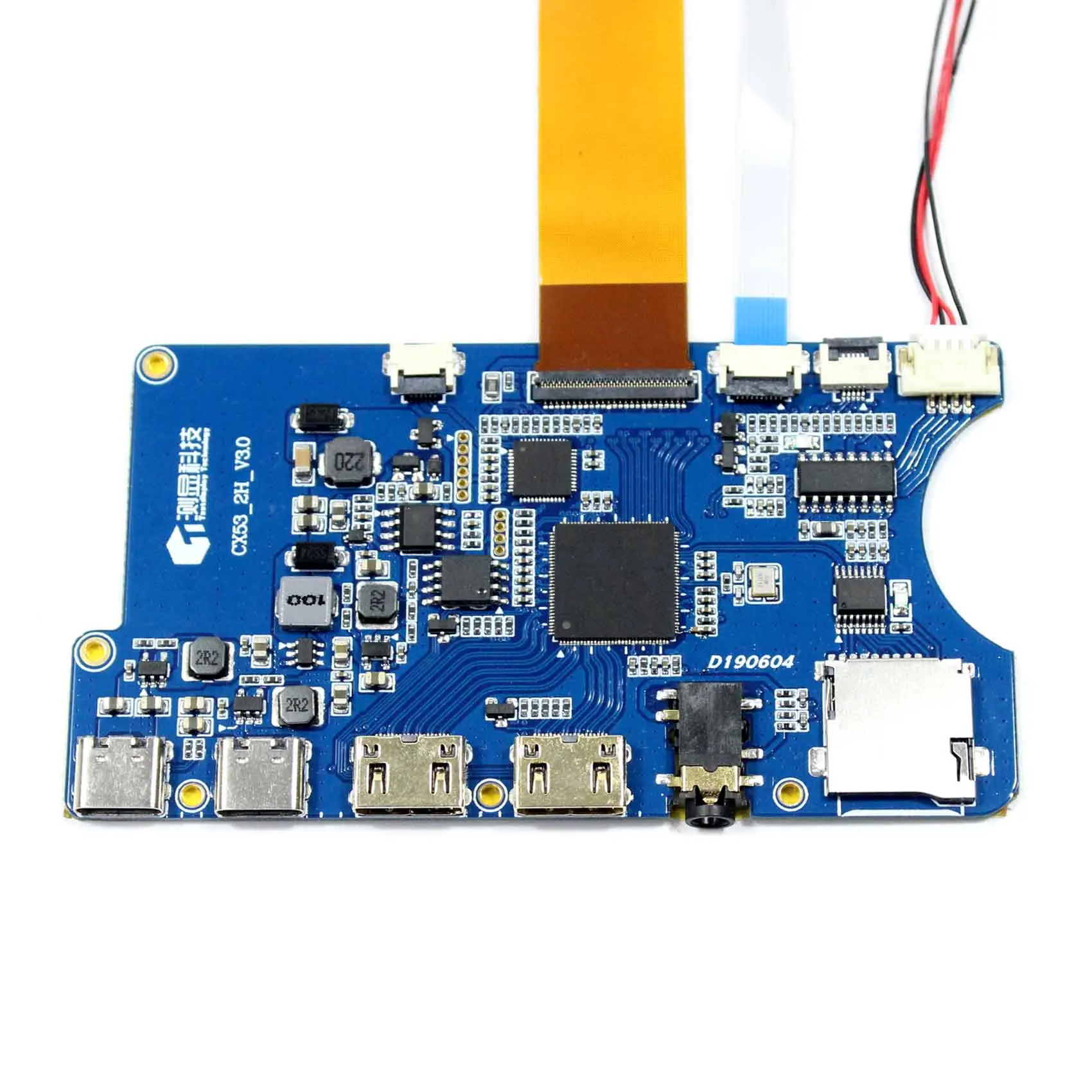 VSDISPLAY 12.3 بوصة HSD123KPW1-A30 HSD123KPW2-D10 1920X720 850nit IPS شاشة LCD ونوع C HD-MI TF بطاقة تحكم المجلس