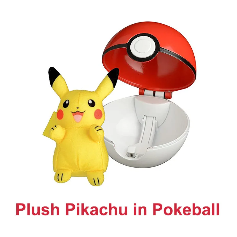 Anime Squirtle Pikachus Piplup Mimikyu Chikorita Eevee Charmander Cilp n Go Pokeball pokemon Action Figure bambole giocattoli regalo per bambini