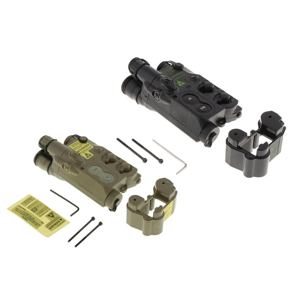 

Пластиковый манекен PEQ16 коробка для хранения батареи чехол Lipo NIMH AEG RIS RAS RAIL Tan / Black