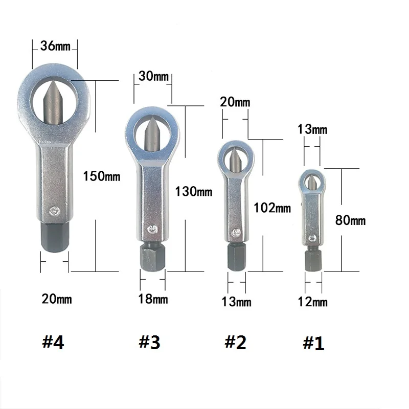 

Adjustable 9-27mm Nut Splitter Cracker Nut Remover Damaged Nuts Splitter Remover Rust Nut Manual Professional Extraction Tools