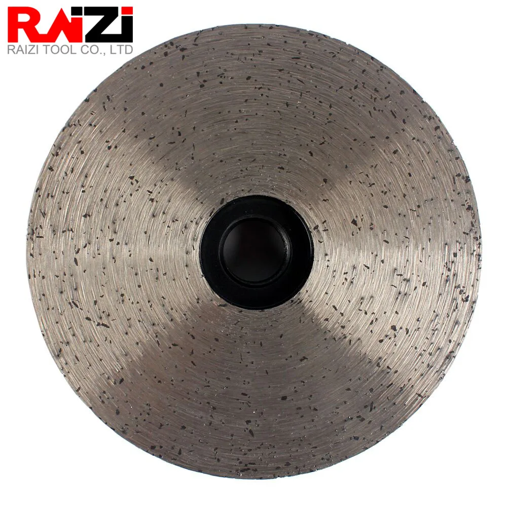 Raizi 4 inch/100mm Diamond Grinding Wheel for Granite Marble C M F Metal Bond Abrasive Continuous Cup Wheel Honing Disc