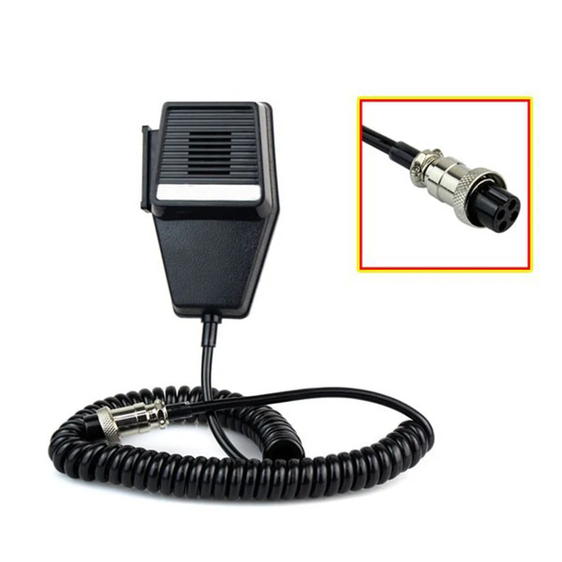 CB Car intercom Hand Microphone CB Car Walkie Talkie Speaker 4 Holes Pin Car microphone CB Car Radio Headset For Cobra  PR240 PR245 PR350 PR375 PR550 PR3000 PR3100 PR3175 PR4000 PR4200 PR4250MRHH100 MRHH200