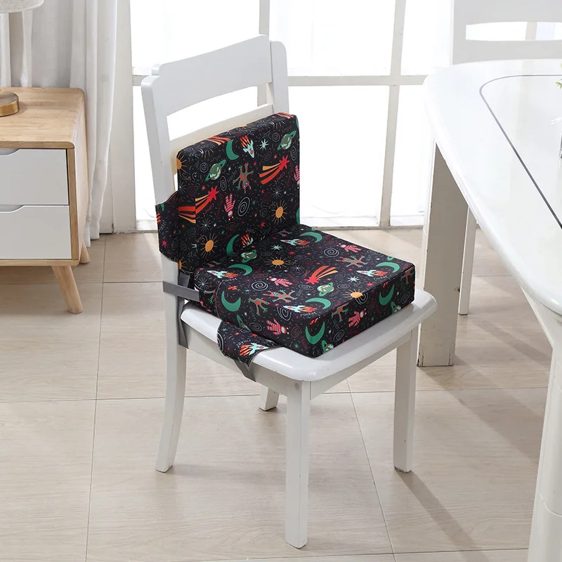 Children\'s Dining Chair Heightening Seat Cushion Cartoon Baby Adjustable Heightening Dining Chair Cushion Home Chair Cushion Set