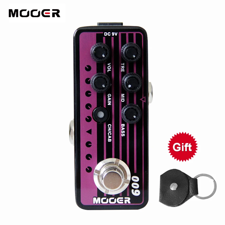 

Mooer 009 Blacknight Delay and reverb effect with tap tempo effect pedal Independent 3 band EQ and A/B footswitch