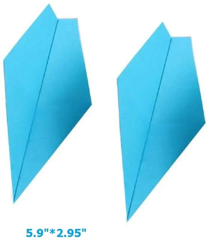 100Pcs Premade Rainbow Origami Paper Airplane Folded Origami Planes for Kids Party Supplies Plane Theme Birthday Baby Shower Par