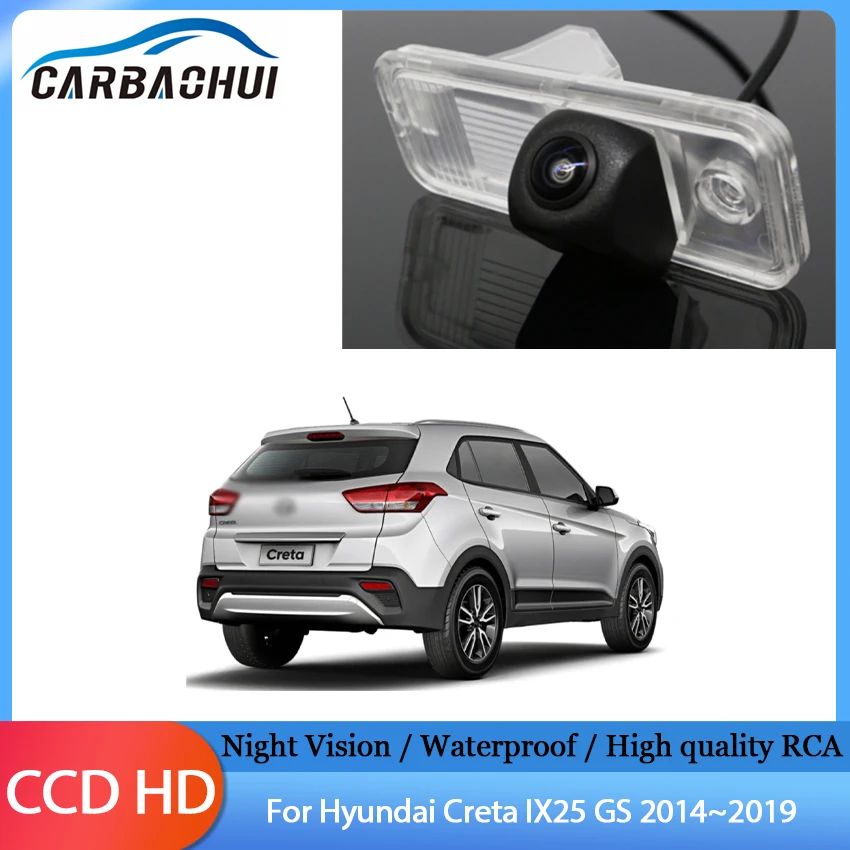 

HD 1280*720 Fisheye Rear View Camera For Hyundai Creta IX25 GS 2014 2015 2016 2017 2018 2019 Car Parking Accessories