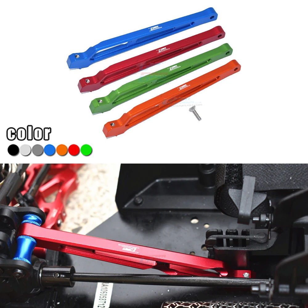GPM ARRMA 1/7 FIRETEAM MOJAVE 4WD 6S BLX Upgrade Accessories Metal Aluminum Rear Chassis Brace Rear Support Rod ARA320620