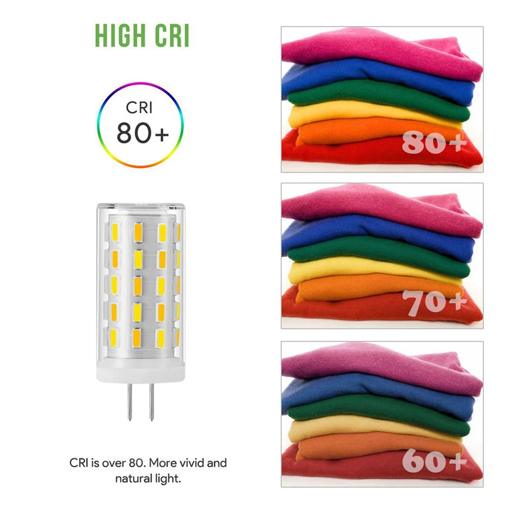 G4 LED Bulb 12V 3W  Adjustable Three Color Temperature Light No Flicker Energy Saving Lamp for Crystal Chandelier Home Decor