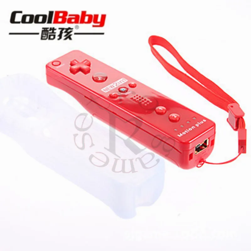 

2025 Built-in Motion Plus Wireless Remote Gamepad Controller For Nintend Wii Remote Controle Joystick Joypad With Silicone Case