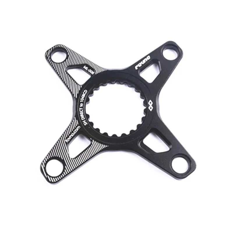 Fovno Disk Grab ML-008 Chainring Adapter Deckas 104BCD Round Litepro Bolts 5 Pcs ML-008 Shimano 12 Speed 104BCD For MTB