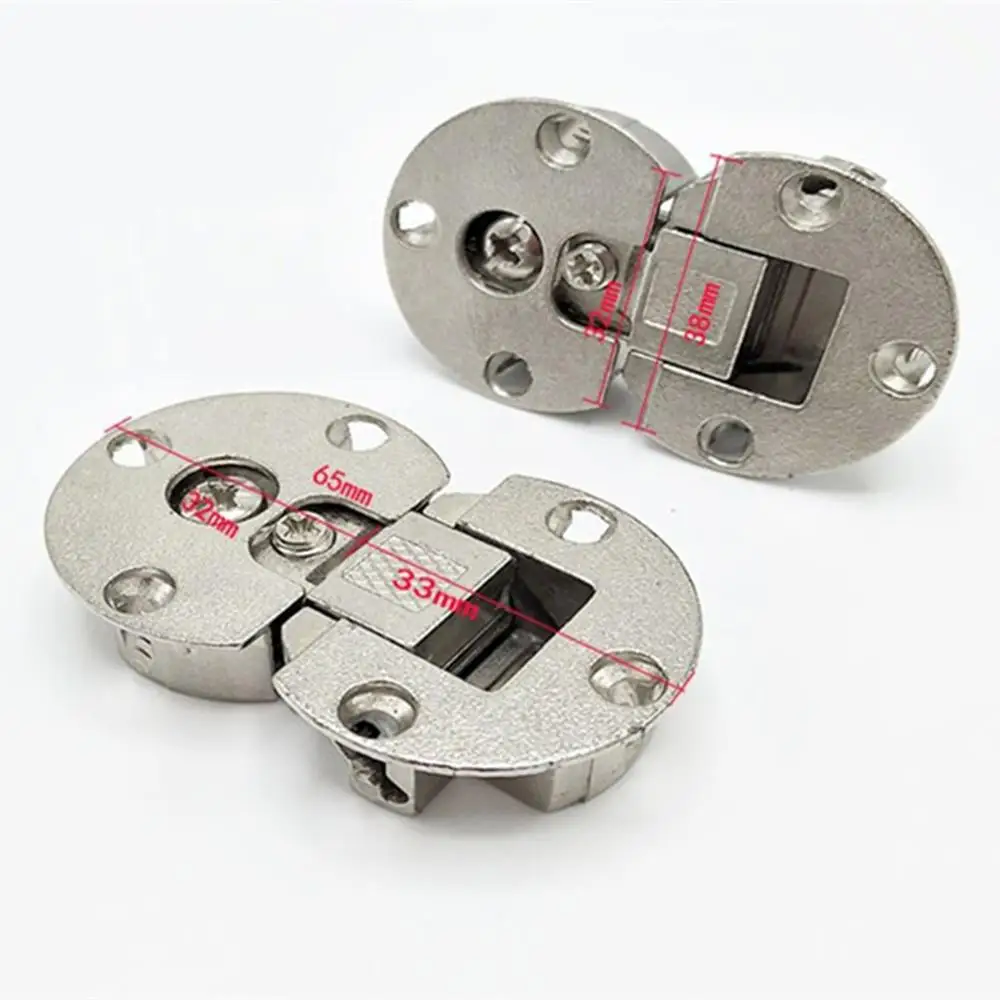 Semi-circular double cups up and down the door flat 180 degree pirated folding hinge hinge cabinet hidden concealed hinge