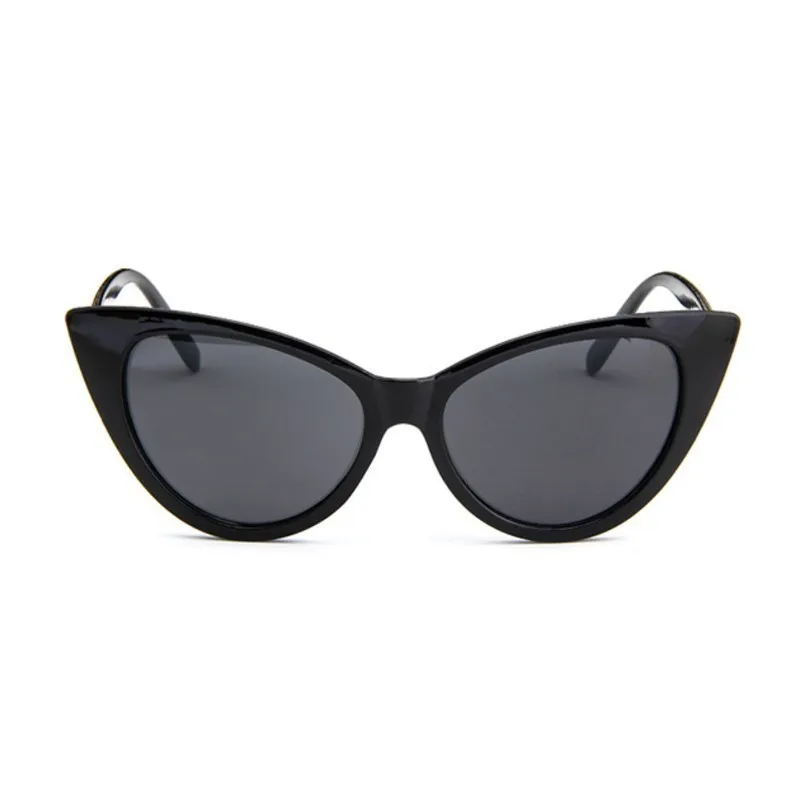 Retro Sexy Cat Eye Style Sunglasses Woman Classic Black White Ladies Sun Glasses Cateye Frame Gradient Oculos De Sol Feminino 