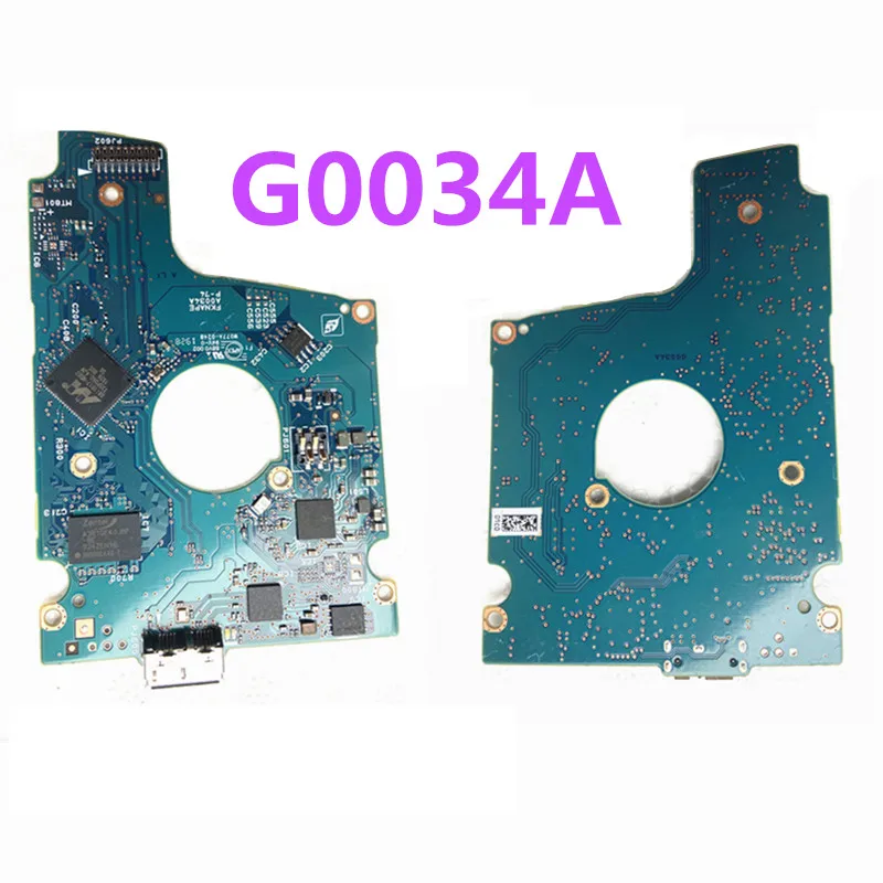 

hard drive PCB controller G0034A for Toshiba 2.5 inch USB 3.0 hdd data recovery hard drive repair MQ04UBB400 MQ04UBD200