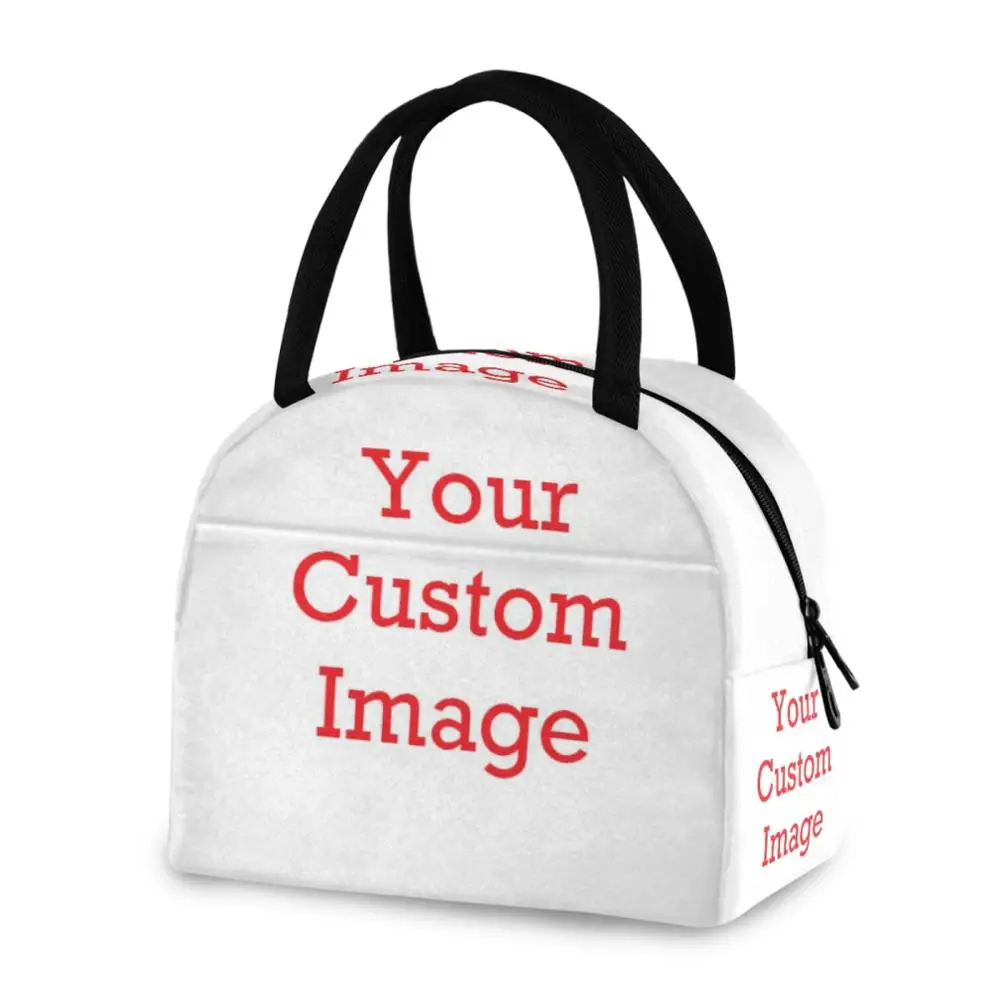 High Quality Polyester Waterproof Custom Picture Lunch Bag Women Kids Portable Lunch Box Bag Aluminum Foil Insulation Cooler Bag