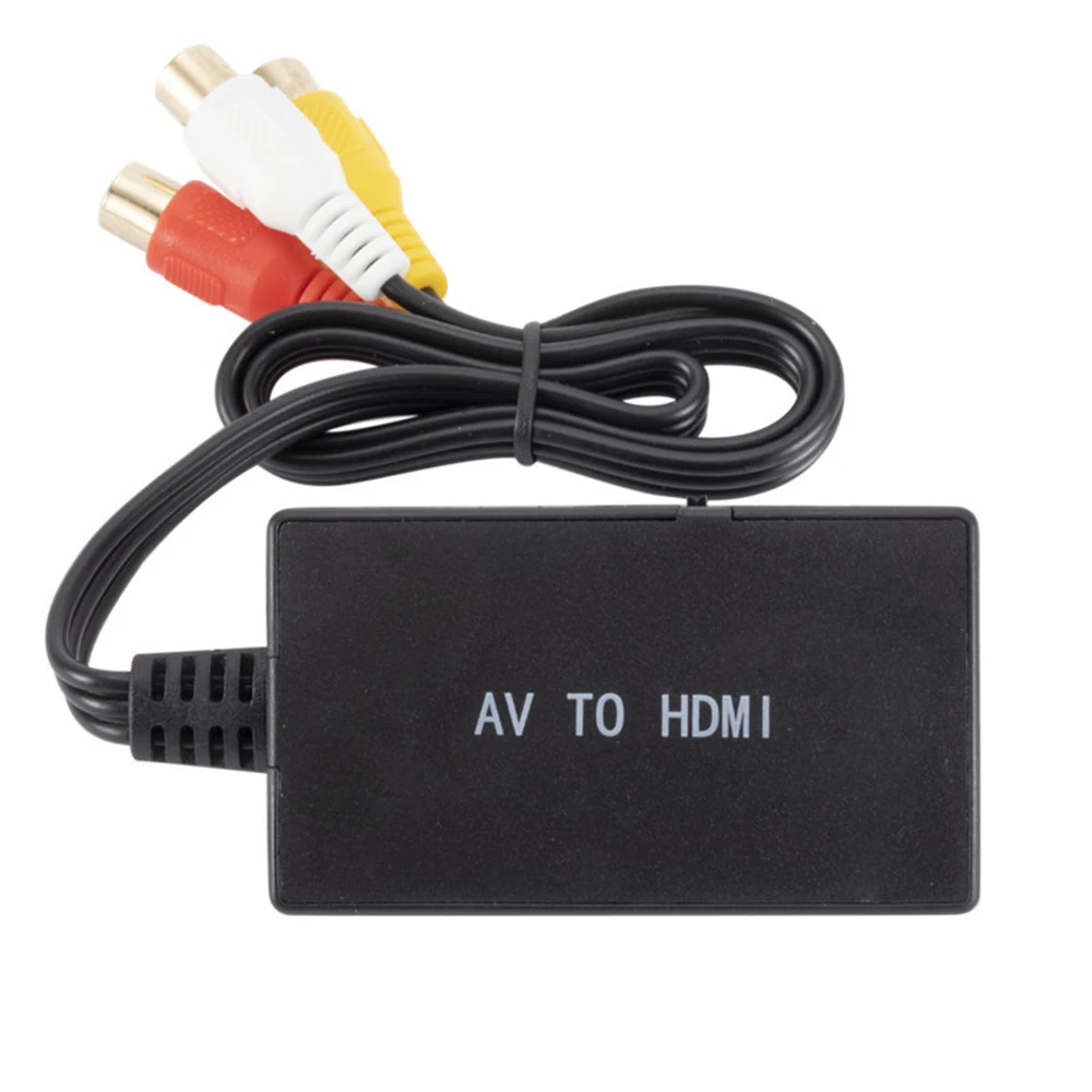 Преобразователь с AV на HDMI-совместимый преобразователь с Mini AV на HDMI-совместимый видеопреобразователь с высокой четкостью 1080p «гнездо-гнездо»