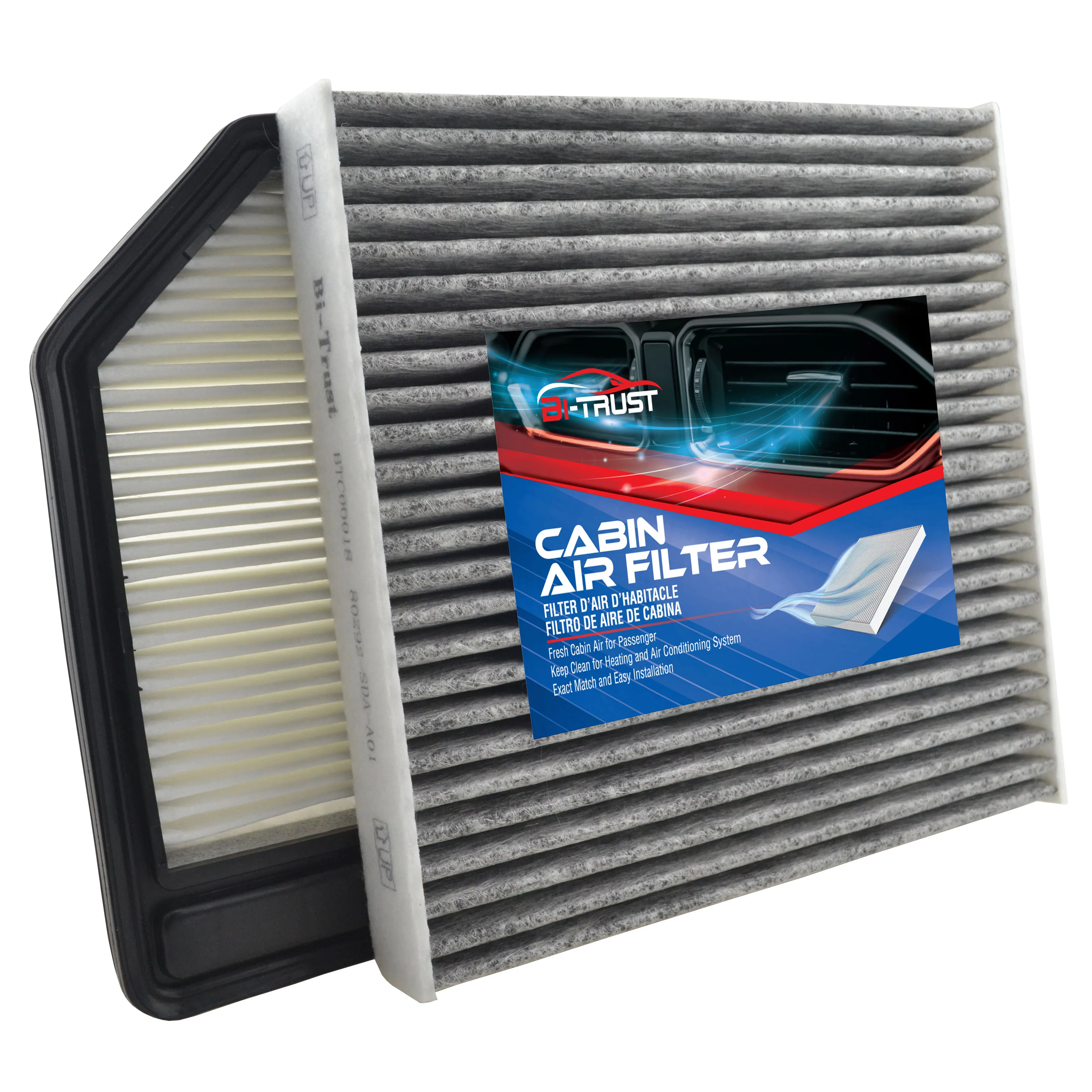 

Bi-Trust Combo Set Engine & Carbon Cabin Air Filter for Honda Civic L4 1.8L 2006-2011 CF10134 80292-SDA-A01