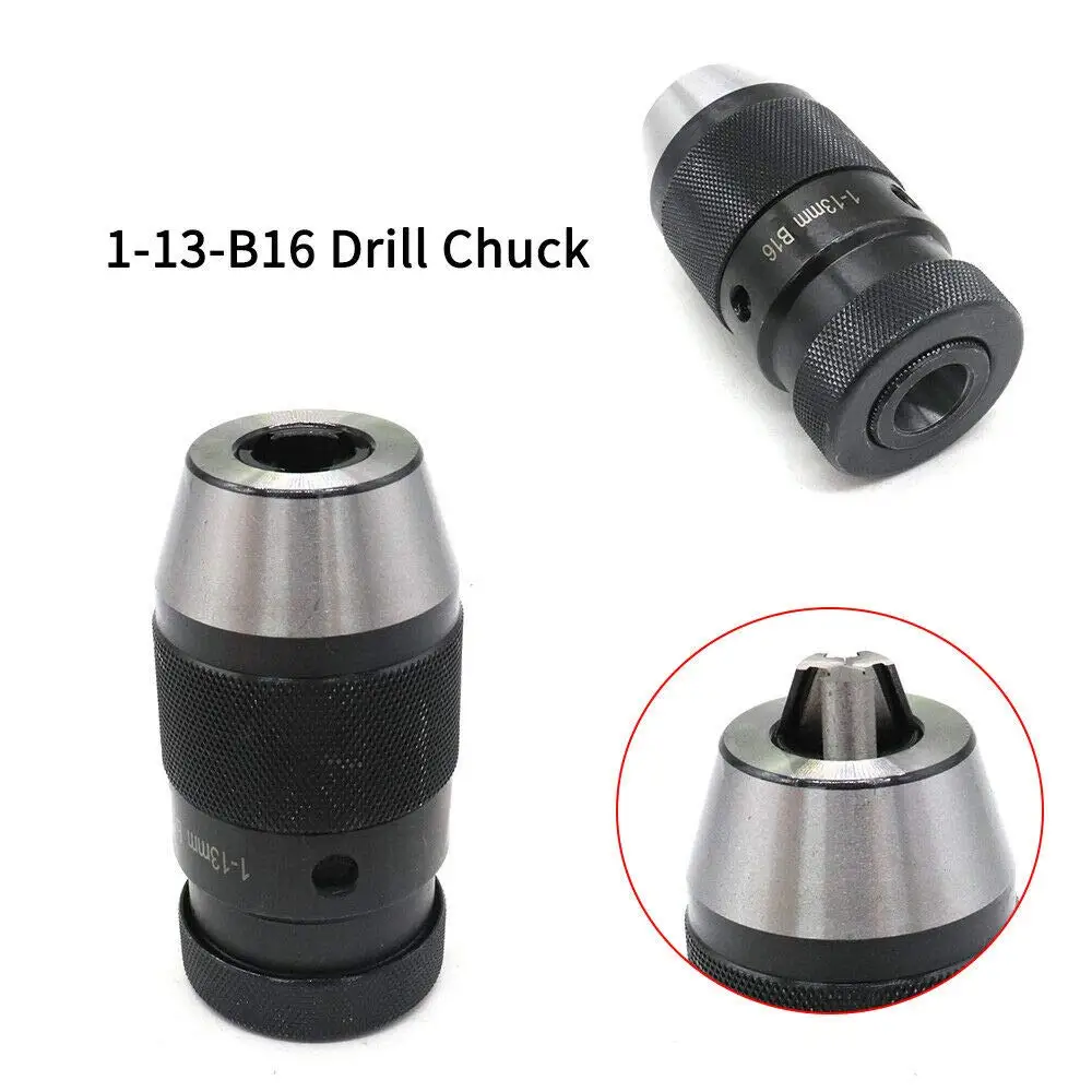 B10 B12 B16 B18 B22 Self Tightening Drill Chuck Keyless Drilling Chuck Self Tighten Automatic Locking CNC Machining Tools