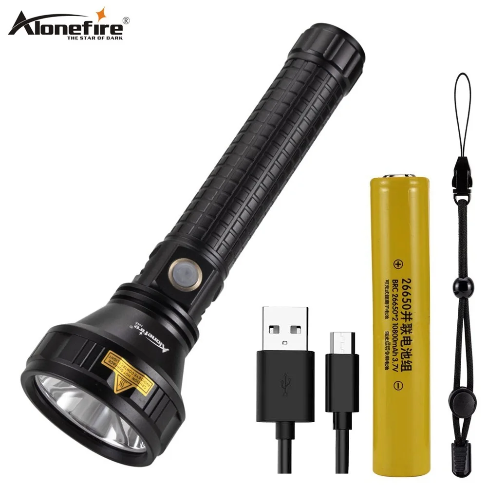 

Alonefire H45 Super Bright 20W SST40 LED Flashlight USB Rechargeable Tactical torch Waterproof Ultra Bright Lantern Camping