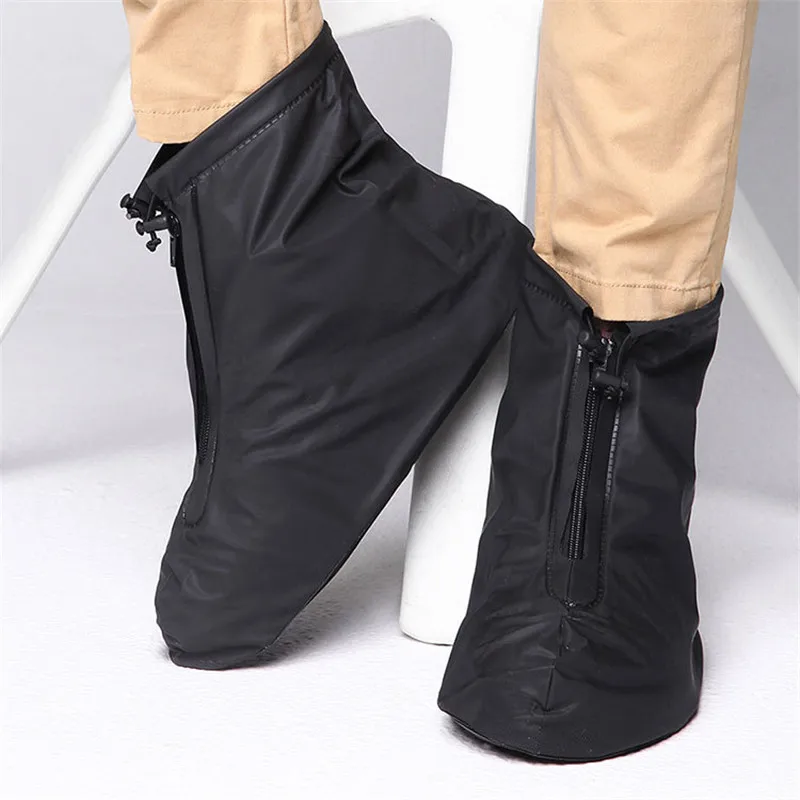 Men Women Shoes raincoat for Rain Flats Ankle Boots Cover PVC Reusable Non-slip Cover for Shoes With Internal Waterproof Layer