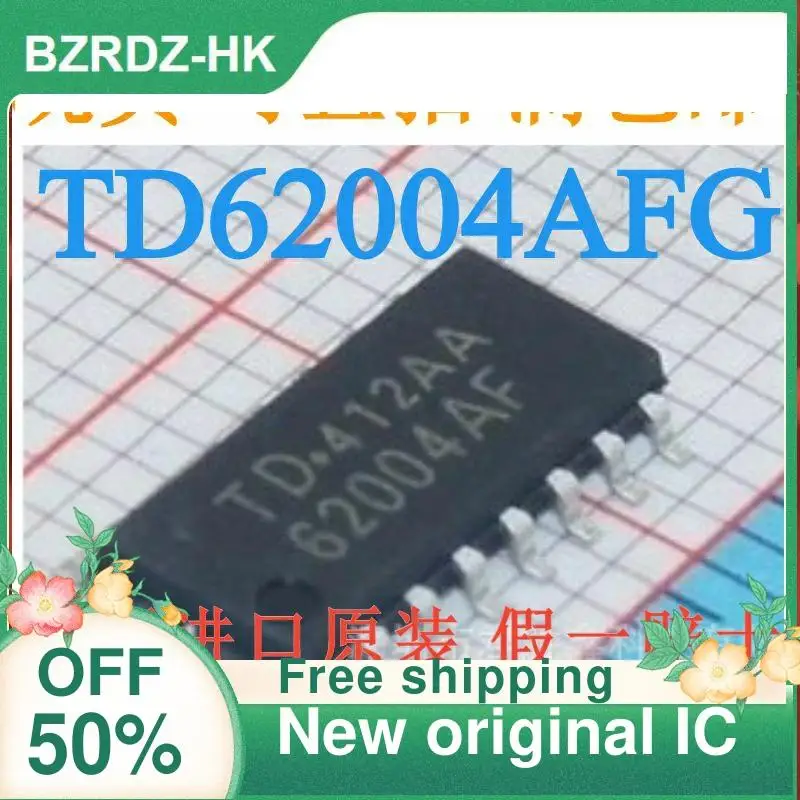 10PCS TD62004AFG 62004AFG TD62004AF 62004AF Receiver driver New original IC