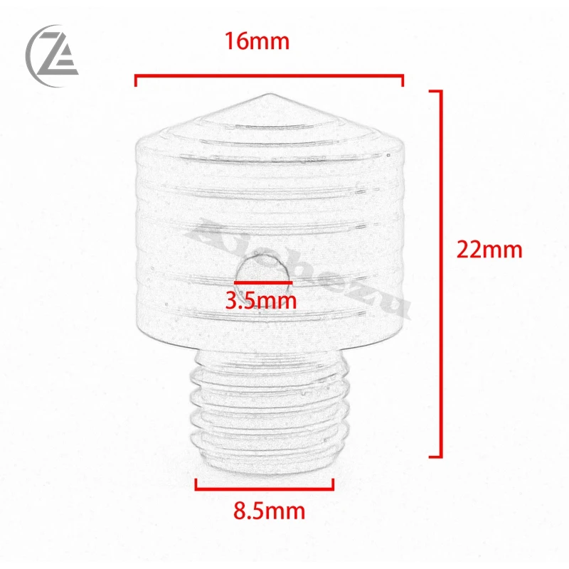 ACZ For Yamaha Aerox 155 NMAX 155 NVX 155 N-MAX 125 NVX 125 NMAX 150 rearview mirror thread bolts rear view adapter screws image 6