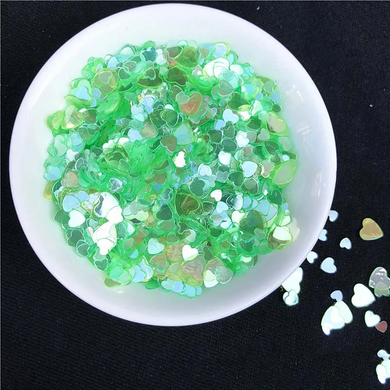 

100 г/лот, 3 мм, 4 мм, 6 мм, сердечки, свободные блестки, пайетки, украшения для шитья, конфетти для ногтей, аксессуары «сделай сам», свадебные украшения 2026