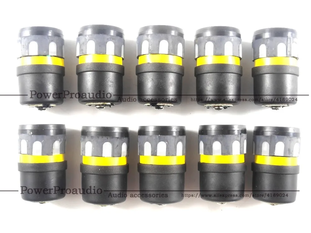 10PCSไมโครโฟนสำหรับไมโครโฟนไร้สายShure BETA58 UC SLX 2 SLX4แคปซูล58A 58 Micอะไหล่