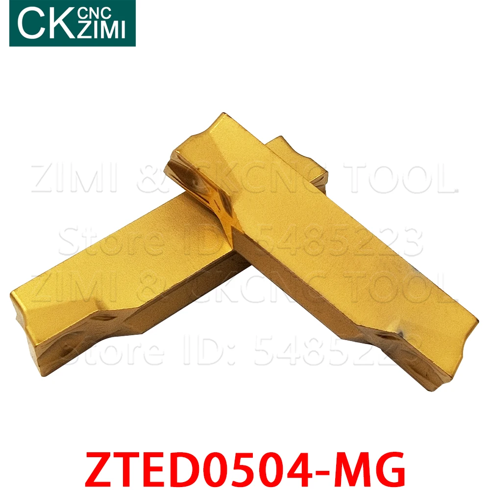 ZTED0504-MG ZTED-insertos de carburo de 0504 MG, herramientas de ranurado CNC de alta calidad, herramientas de torneado de corte para acero y acero inoxidable