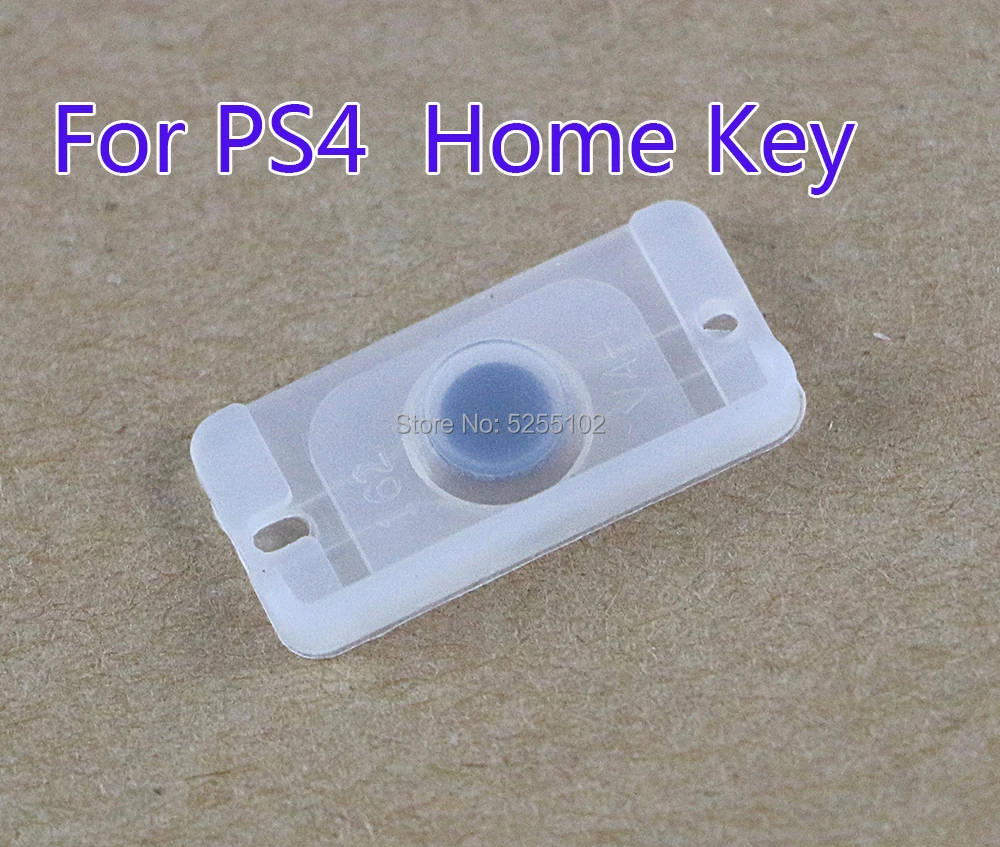 20pcs Home Key Button Return Transparent Repair Part Replacement for Sony Playstation 4 PS4 Conductive rubber pad jds001 011 010