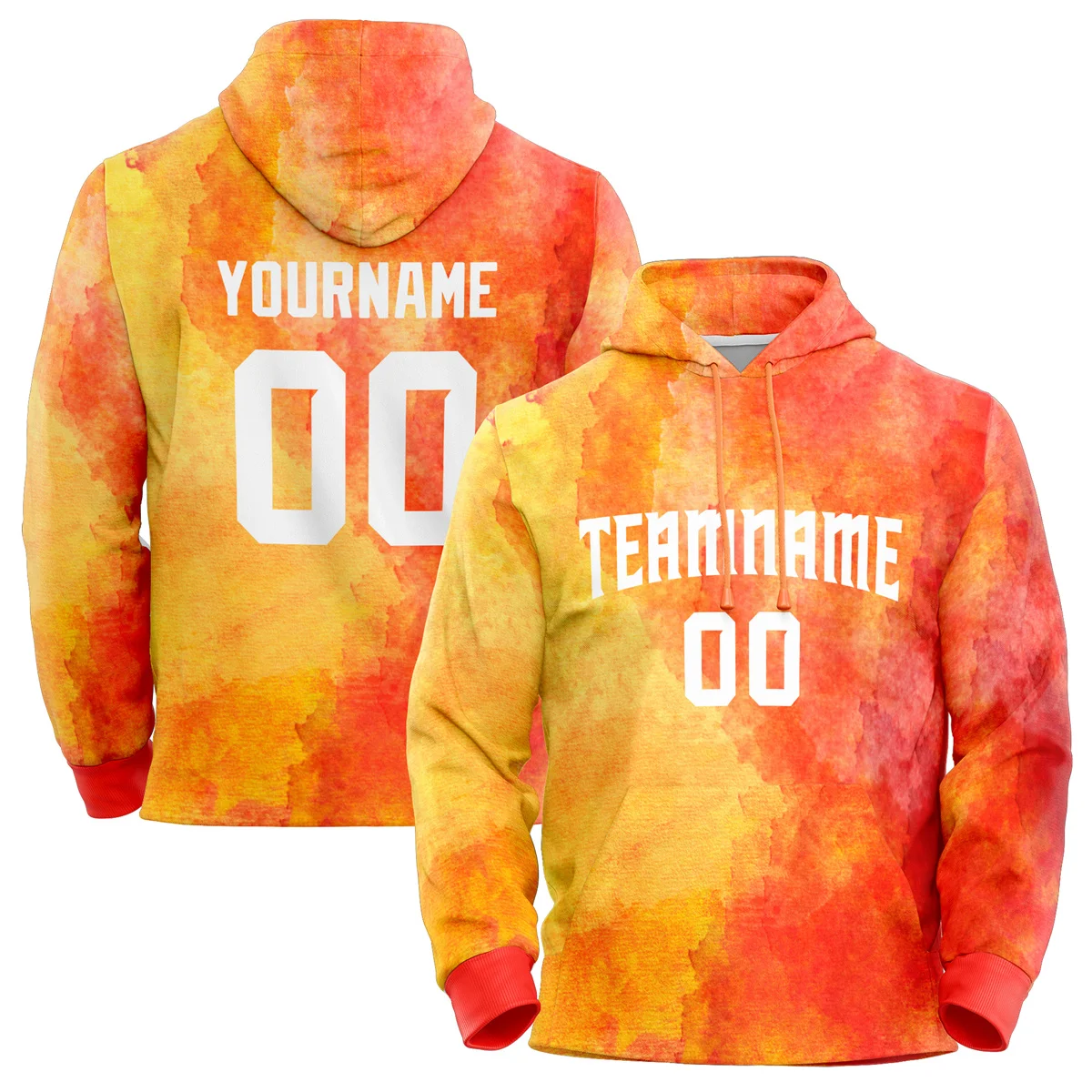 

Personalise Casual Sweatshirt Hoodi Oversized Hoodie Print Name Number Pullovers Multiple Colors