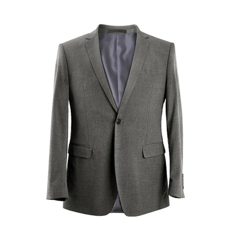 Abrigo de dos piezas con un botón para novio, mejor manesmoquin, excelente abrigo de boda para hombre, para vestido de boda, vestido de negocios de cena (chaqueta + pantalones)