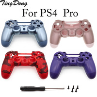 Replacement Smooth Soft Housing Shell For jds 040 JDM-040  PS4 Pro V2 Controller Faceplate Back Case