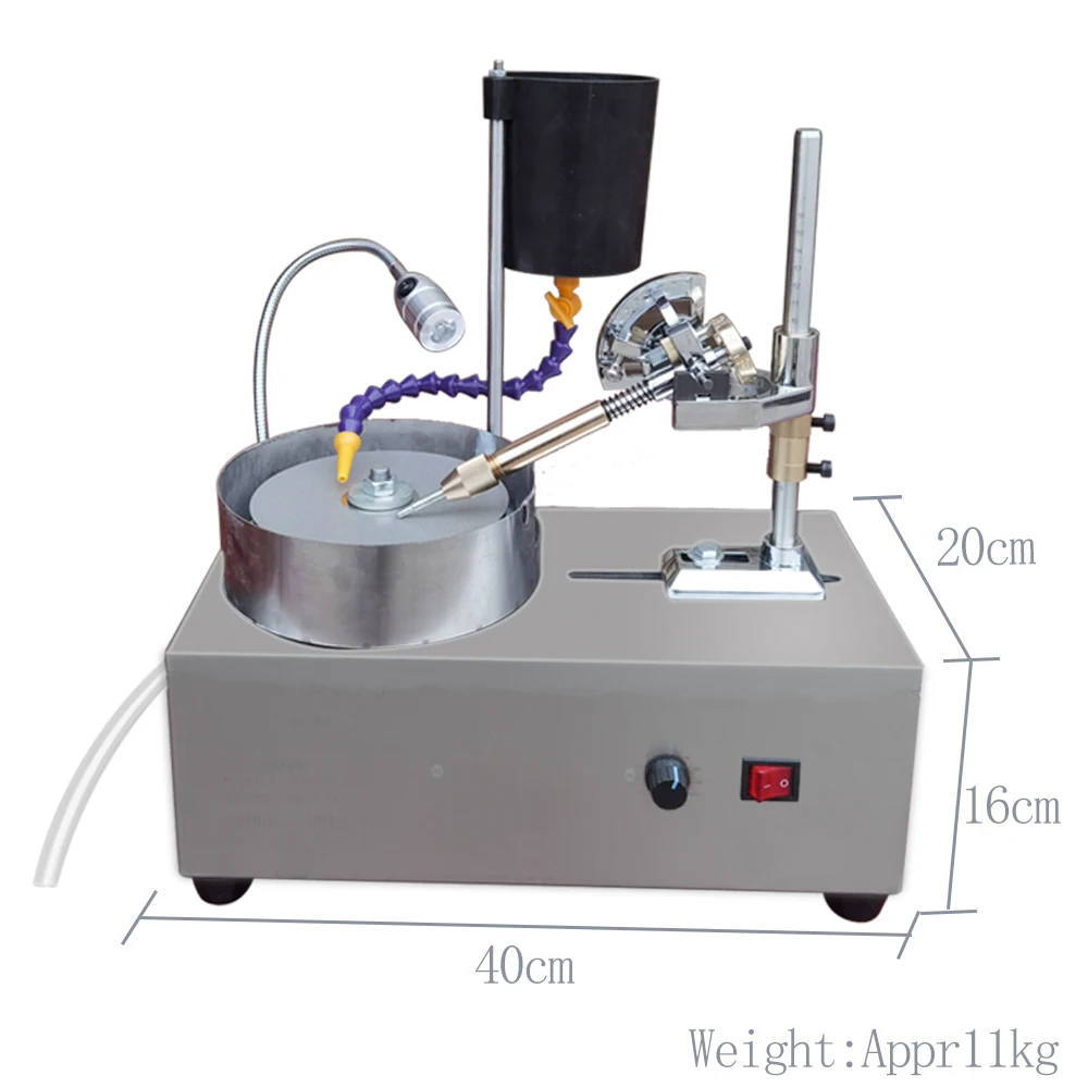 Jewelry Lapidary Machine Gemstone Faceting Polishing Machine Jade Gem Processing Grinding Equipment