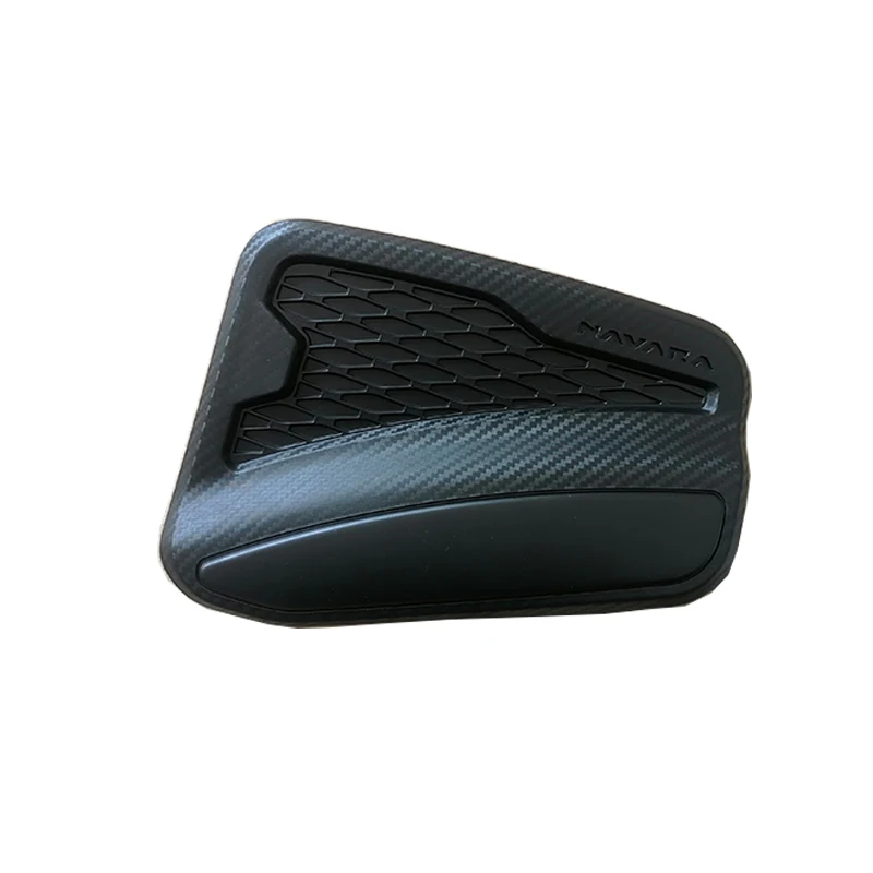 ملحقات السيارة الخارجية 4X4 ABS ألياف الكربون اللون غطاء خزان الوقود مناسب لنيسان نافارا NP300 2021
