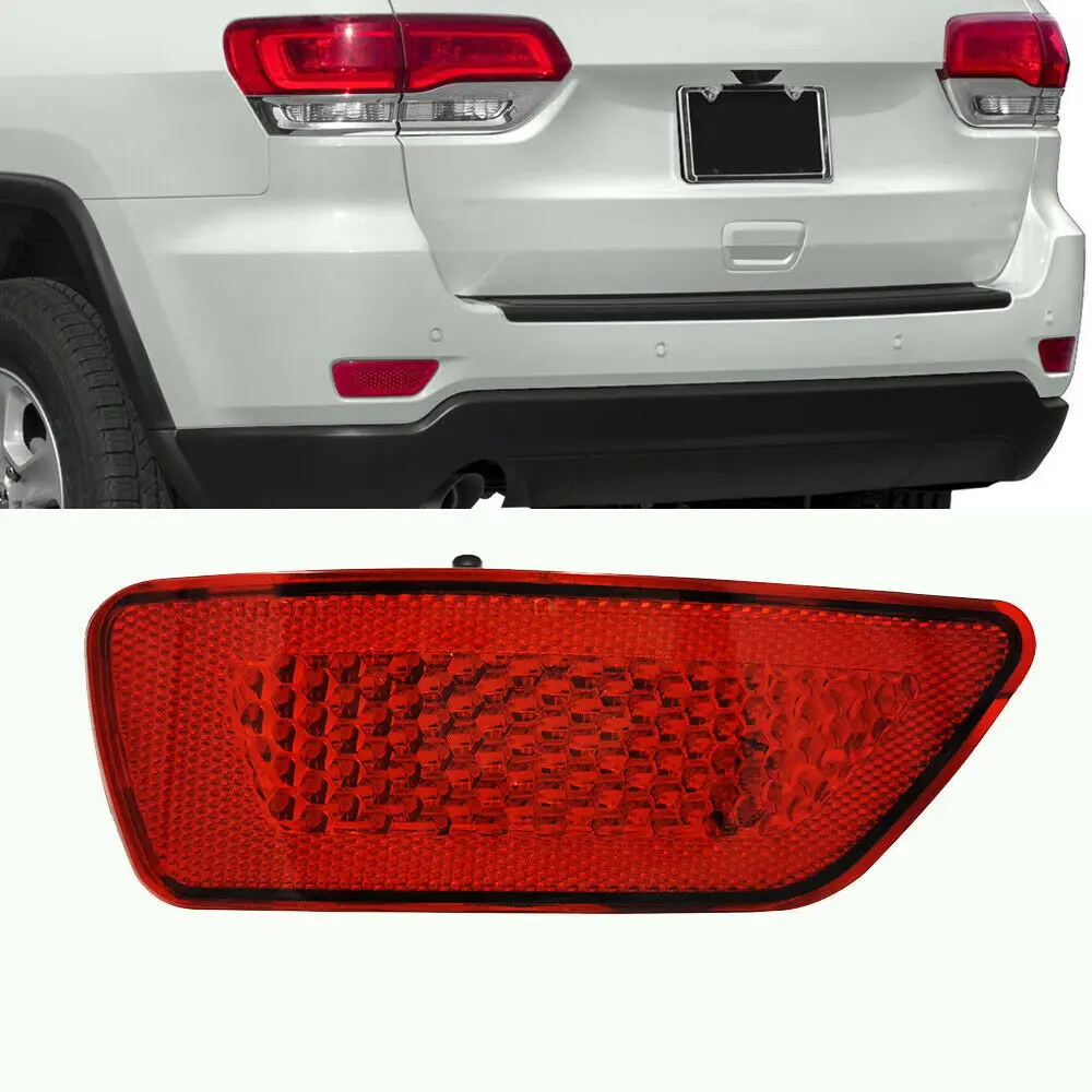 57010720AC Left Side Rear Bumper Reflector Tail Light CH1184100 Left Driver's Side Bumper Reflector