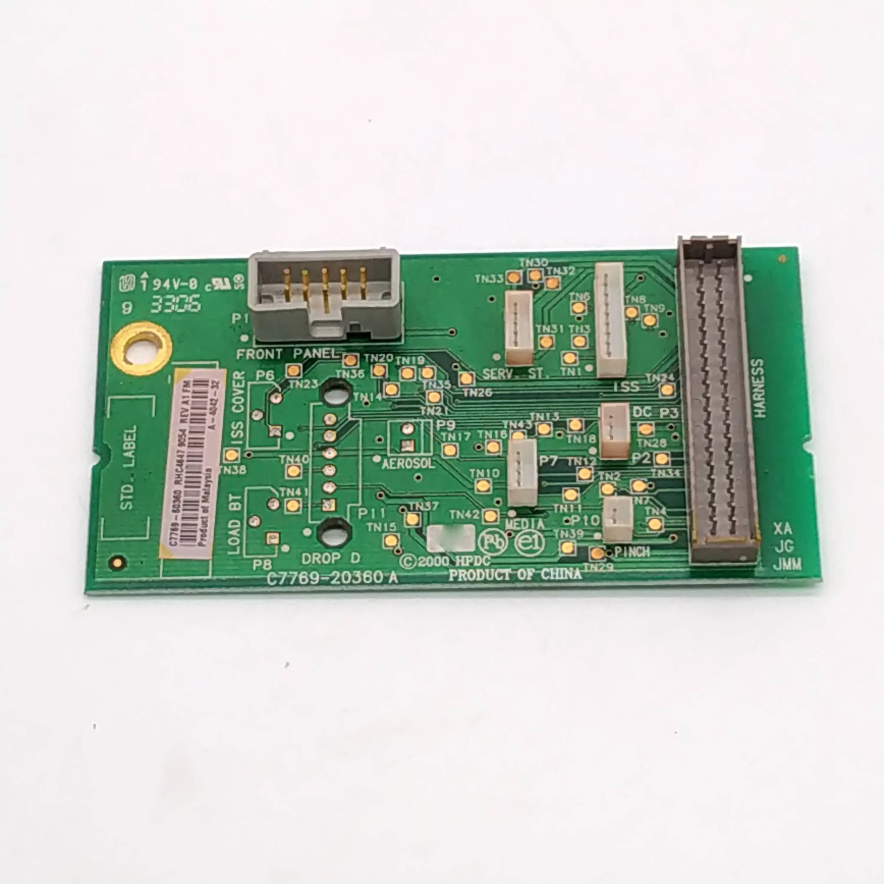 Interconnect pca board p/n:c7769-20360a for hp 500 designjet 800