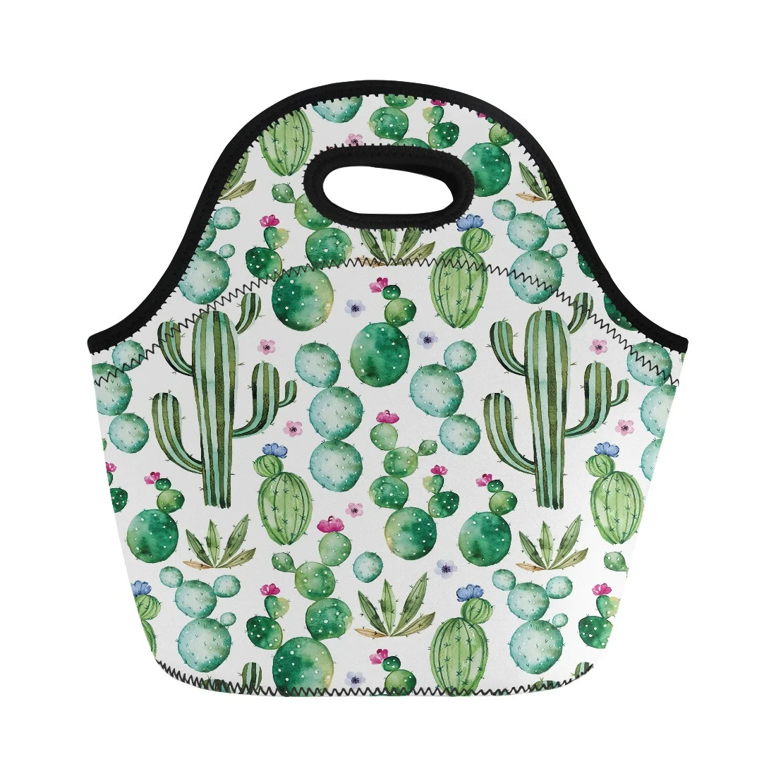 Cactus Portable Lunch Bag 2021 New Thermal Insulated Lunch Box Tote Cooler Bag Bento Pouch Lunch Container Food Storage Bags