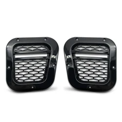 1 Pair Side Fender Vent Grille For Land Rover Defender 2004 2005 2006 2007-2019 Car Air Side Vents Grille Decoration Stickers